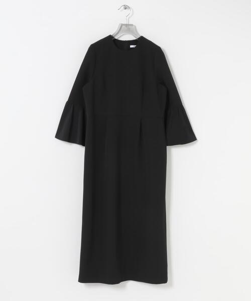 URBAN RESEARCH（アーバンリサーチ）の「フレアスリーブワンピース（ワンピース・レディース・ネイビー/ブラック・38/36）」の12枚目の写真