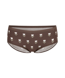 MEUNDER（ミーアンダー）の「[W] Tree Triangle Panties Tulip Garden_Cocoa（ショーツ）」