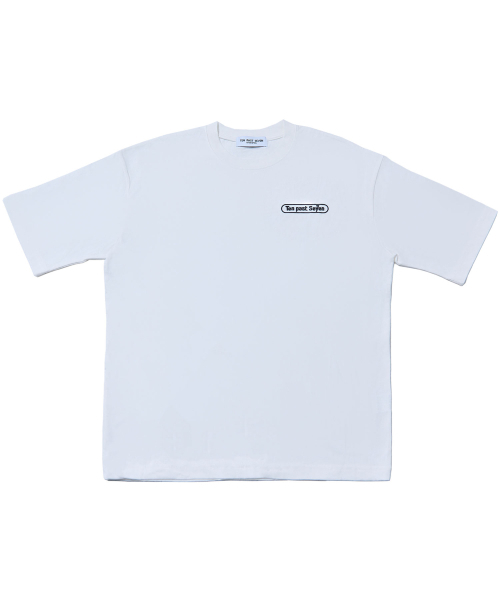 TEN PAST SEVEN(テン ファスト セブン)の「レタリングプリントTシャツ - ホワイト(Tシャツ/カットソー・メンズ・その他・SMALL/MEDIUM/LARGE)」の1枚目の写真