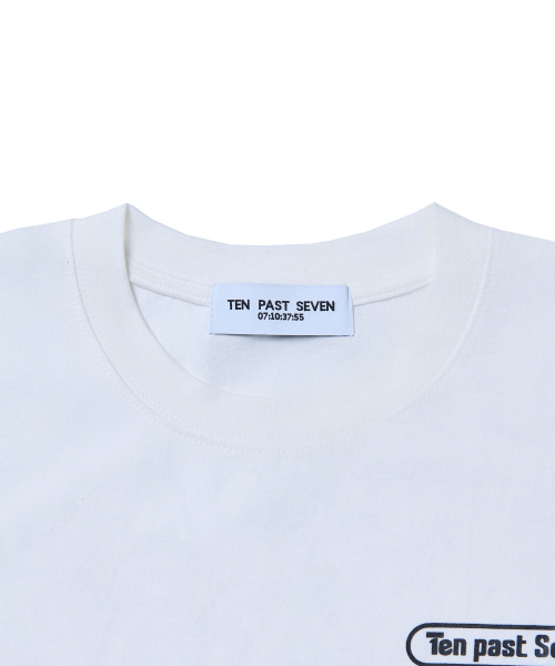 TEN PAST SEVEN(テン ファスト セブン)の「レタリングプリントTシャツ - ホワイト(Tシャツ/カットソー・メンズ・その他・SMALL/MEDIUM/LARGE)」の3枚目の写真