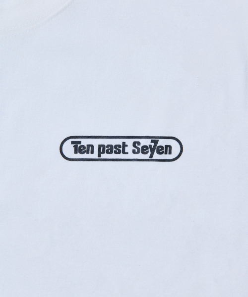 TEN PAST SEVEN(テン ファスト セブン)の「レタリングプリントTシャツ - ホワイト(Tシャツ/カットソー・メンズ・その他・SMALL/MEDIUM/LARGE)」の4枚目の写真