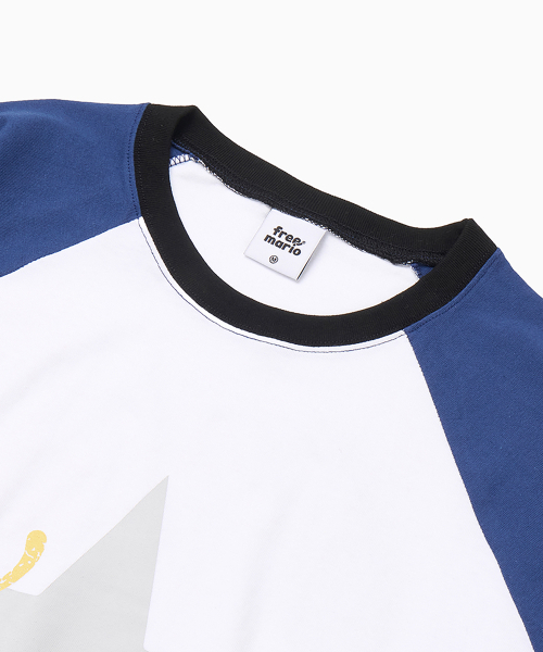FREEMARIO（フリーマリオ）の「90Sヴィンテージスターレグランロングスリーブ[ブルー]（Tシャツ/カットソー・レディース・ブルー・MEDIUM/LARGE）」の3枚目の写真