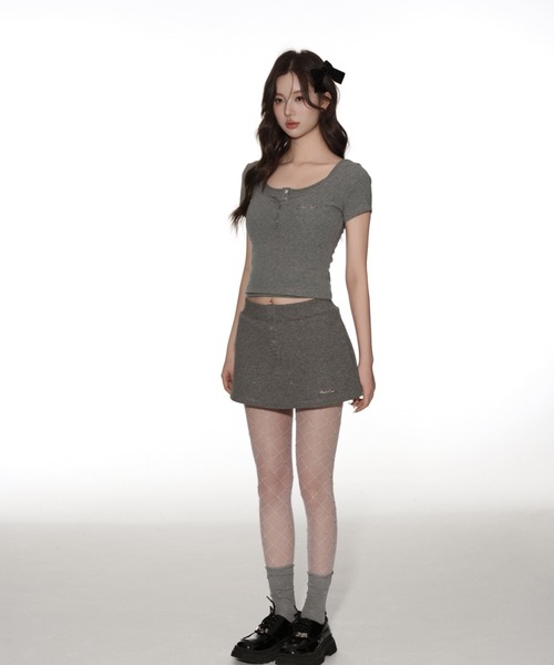 セール】Kirakira mini flare skirt（スカート）｜silent(and