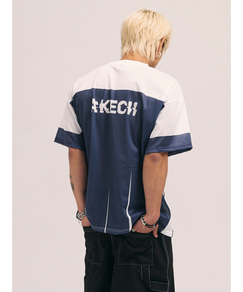 AKECII(アケシ)の「エイティナイン メッシュジャージ ショートスリーブ-ホワイト(Tシャツ/カットソー・メンズ・その他・MEDIUM/LARGE)」の5枚目の写真
