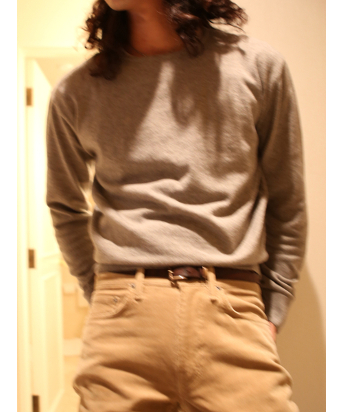 GOZER(ゴーザー)の「FOREST ROUND KNIT_STONE(ニット/セーター・メンズ・サンドグレー・1/2/3)」の4枚目の写真