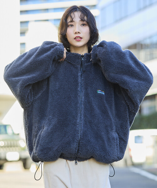 セール】限定展開 リラックスフィット ナイロンフリース リバーシブル