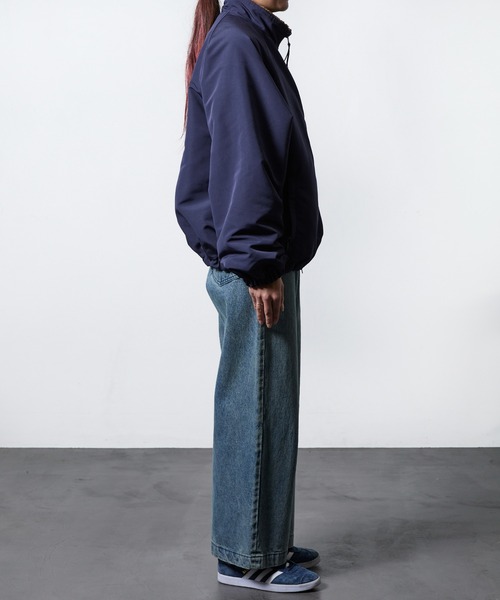 FREAK'S STORE（フリークスストア）の「限定展開 リラックスフィット ナイロンフリース リバーシブル スタンドブルゾン（ブルゾン・メンズ・ブラック/ネイビー/チャコールグレー・LARGE/MEDIUM/SMALL/X-LARGE）」の11枚目の写真