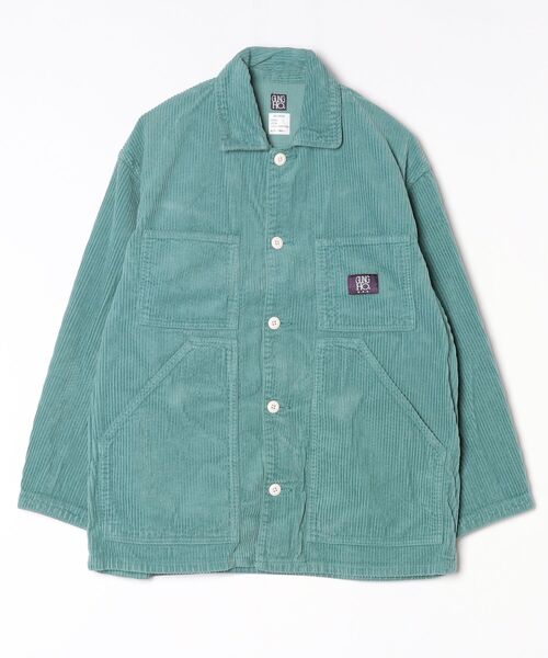 GUNG HO（ガンホー）の「GUNG HO ガンホー / FATIGUE COVER JACKET コーデュロイ（ミリタリージャケット・メンズ・ブラック/ブルー/レッド・SMALL）」の2枚目の写真