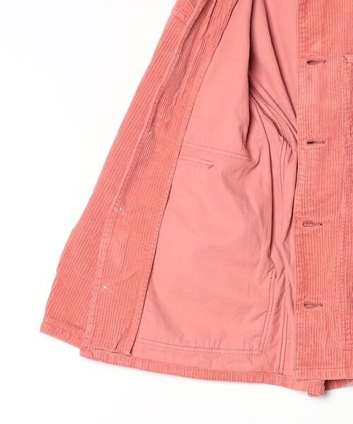 GUNG HO（ガンホー）の「GUNG HO ガンホー / FATIGUE COVER JACKET コーデュロイ（ミリタリージャケット・メンズ・ブラック/ブルー/レッド・SMALL）」の5枚目の写真