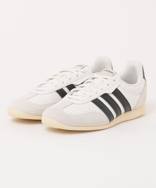 シュープラザ(シュープラザ)の「【adidas】BARREDA LO(スニーカー・メンズ・ホワイト×ブラック・26.0cm/26.5cm/27.0cm/27.5cm/28.0cm)」の1枚目の写真