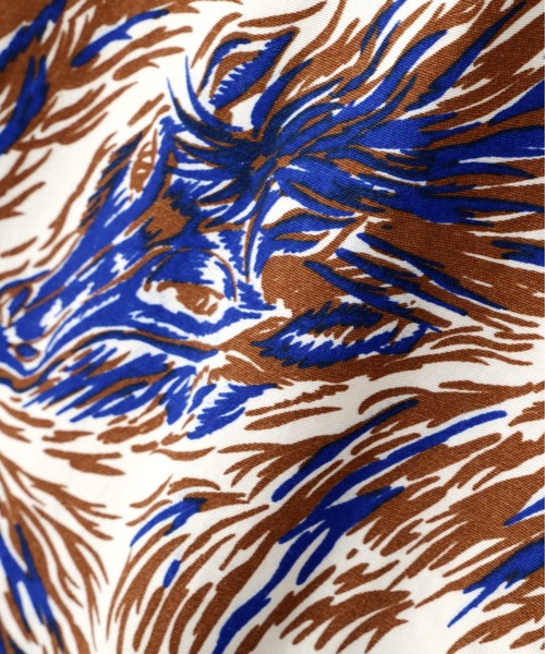 Schott(ショット)の「Schott/ショット/HORSE RAYON SHIRT/ホース レーヨン シャツ(シャツ/ブラウス・メンズ・グリーン/ネイビー・M/L/XL/2XL)」の15枚目の写真