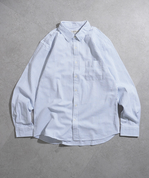 ZIP FIVE(ジップファイブ)の「パナマ レギュラー長袖シャツ(シャツ/ブラウス・メンズ・ブラック/ホワイト系/ネイビー系/ホワイト/ネイビー系1・MEDIUM/LARGE/X-LARGE)」の2枚目の写真