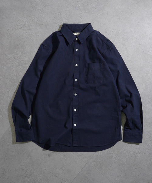 ZIP FIVE(ジップファイブ)の「パナマ レギュラー長袖シャツ(シャツ/ブラウス・メンズ・ブラック/ホワイト系/ネイビー系/ホワイト/ネイビー系1・MEDIUM/LARGE/X-LARGE)」の4枚目の写真