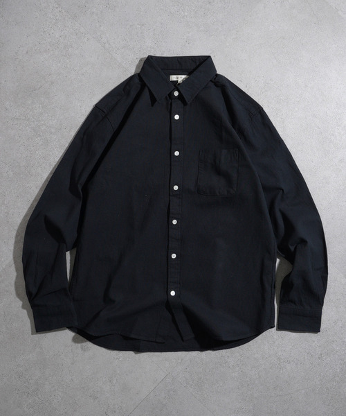ZIP FIVE(ジップファイブ)の「パナマ レギュラー長袖シャツ(シャツ/ブラウス・メンズ・ブラック/ホワイト系/ネイビー系/ホワイト/ネイビー系1・MEDIUM/LARGE/X-LARGE)」の3枚目の写真