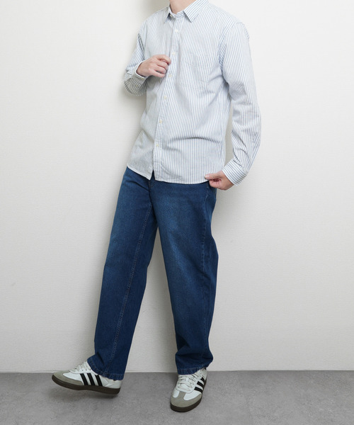 ZIP FIVE(ジップファイブ)の「パナマ レギュラー長袖シャツ(シャツ/ブラウス・メンズ・ブラック/ホワイト系/ネイビー系/ホワイト/ネイビー系1・MEDIUM/LARGE/X-LARGE)」の16枚目の写真