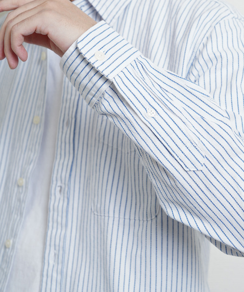 ZIP FIVE(ジップファイブ)の「パナマ レギュラー長袖シャツ(シャツ/ブラウス・メンズ・ブラック/ホワイト系/ネイビー系/ホワイト/ネイビー系1・MEDIUM/LARGE/X-LARGE)」の18枚目の写真