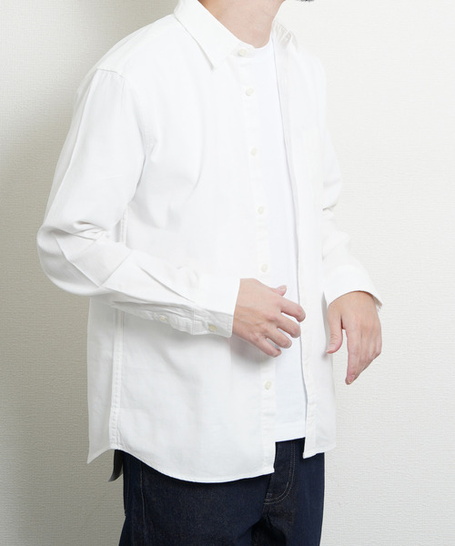 ZIP FIVE(ジップファイブ)の「パナマ レギュラー長袖シャツ(シャツ/ブラウス・メンズ・ブラック/ホワイト系/ネイビー系/ホワイト/ネイビー系1・MEDIUM/LARGE/X-LARGE)」の7枚目の写真