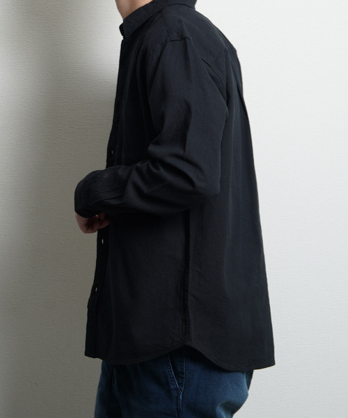 ZIP FIVE(ジップファイブ)の「パナマ レギュラー長袖シャツ(シャツ/ブラウス・メンズ・ブラック/ホワイト系/ネイビー系/ホワイト/ネイビー系1・MEDIUM/LARGE/X-LARGE)」の19枚目の写真