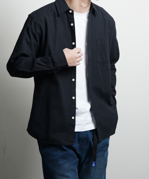 ZIP FIVE(ジップファイブ)の「パナマ レギュラー長袖シャツ(シャツ/ブラウス・メンズ・ブラック/ホワイト系/ネイビー系/ホワイト/ネイビー系1・MEDIUM/LARGE/X-LARGE)」の20枚目の写真