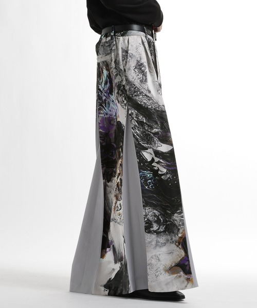 HARE(ハレ)の「HAKAMAガラワイドパンツ by MAO KAWASAKI(HARE)(その他パンツ・メンズ・ホワイト系その他/ブラック系その他・FREE)」の5枚目の写真