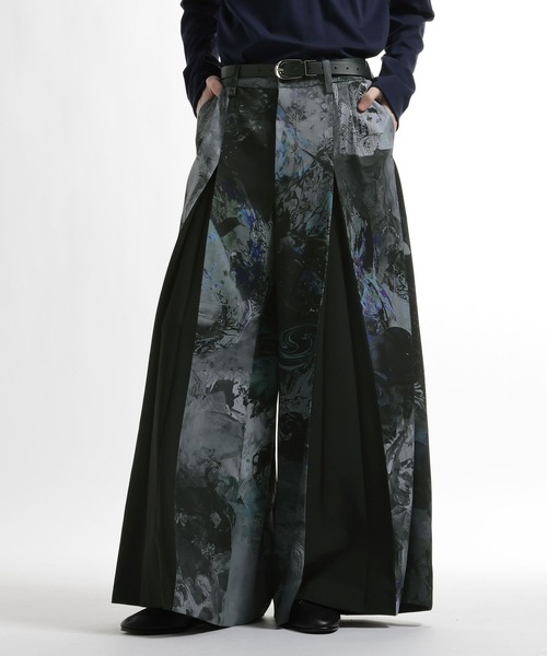 HARE(ハレ)の「HAKAMAガラワイドパンツ by MAO KAWASAKI(HARE)(その他パンツ・メンズ・ホワイト系その他/ブラック系その他・FREE)」の6枚目の写真