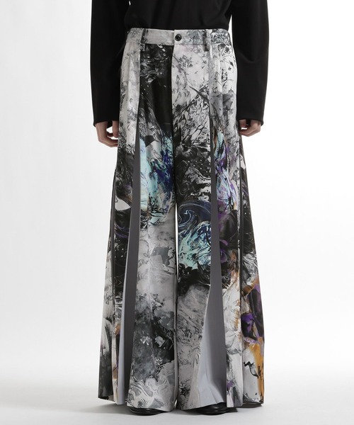 HARE(ハレ)の「HAKAMAガラワイドパンツ by MAO KAWASAKI(HARE)(その他パンツ・メンズ・ホワイト系その他/ブラック系その他・FREE)」の8枚目の写真