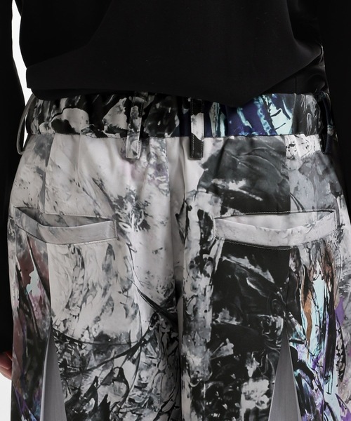 HARE(ハレ)の「HAKAMAガラワイドパンツ by MAO KAWASAKI(HARE)(その他パンツ・メンズ・ホワイト系その他/ブラック系その他・FREE)」の14枚目の写真