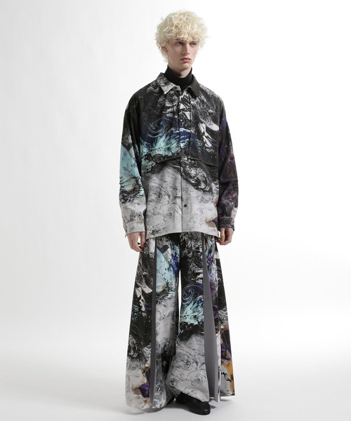 HARE(ハレ)の「HAKAMAガラワイドパンツ by MAO KAWASAKI(HARE)(その他パンツ・メンズ・ホワイト系その他/ブラック系その他・FREE)」の20枚目の写真