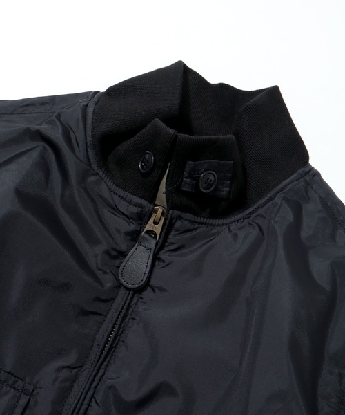HOUSTON(ヒューストン)の「【HOUSTON/ヒューストン】G-8 FLIGHT JACKET 2nd/G-8フライトジャケット 2nd(ブルゾン・メンズ・オリーブドラブ/ブラック・36/38/40/42)」の5枚目の写真