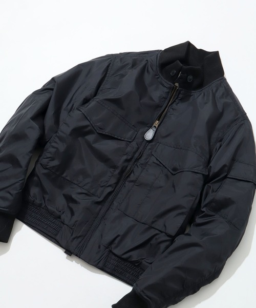 HOUSTON(ヒューストン)の「【HOUSTON/ヒューストン】G-8 FLIGHT JACKET 2nd/G-8フライトジャケット 2nd(ブルゾン・メンズ・オリーブドラブ/ブラック・36/38/40/42)」の3枚目の写真