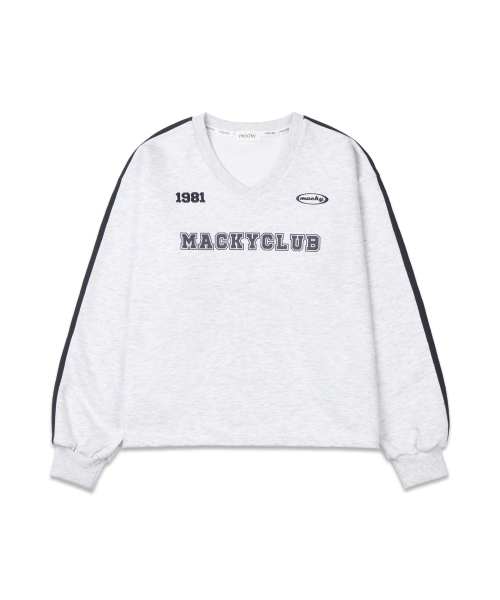 MACKY(マッキー)の「マッキークラブ ストリング スウェットシャツ ライトグレー(スウェット・レディース・その他・FREE)」の4枚目の写真