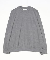 marka（マーカ）の「MARKA / マーカ / WOOL CREW NECK ウォッシャブルウール天竺 / クルーネック（ニット/セーター・メンズ）」