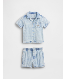 GAP（ギャップ）の「デニム コーデセット (ベビー)（セットアップ）」