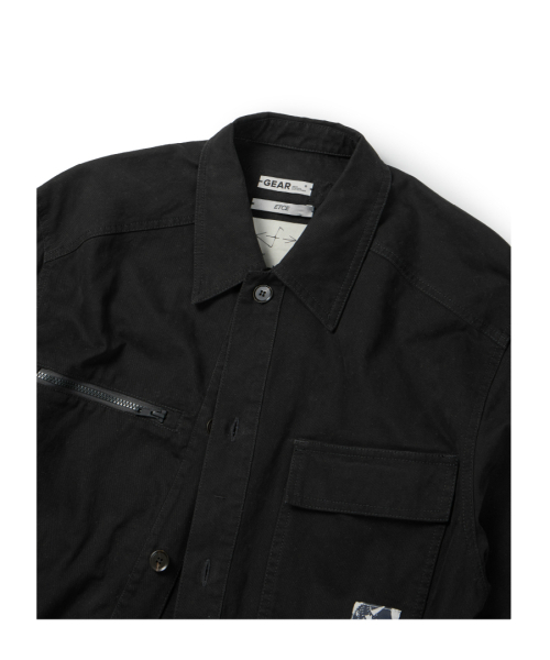 ETCE(イーティーシーイー)の「(GEAR) POCKET COTTON JACKET (BLACK)(その他アウター・レディース・その他・M/L/XL)」の3枚目の写真