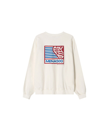MENASOO（ミナス）の「Menasoo Hearttrack Sweatshirt_White（スウェット）」