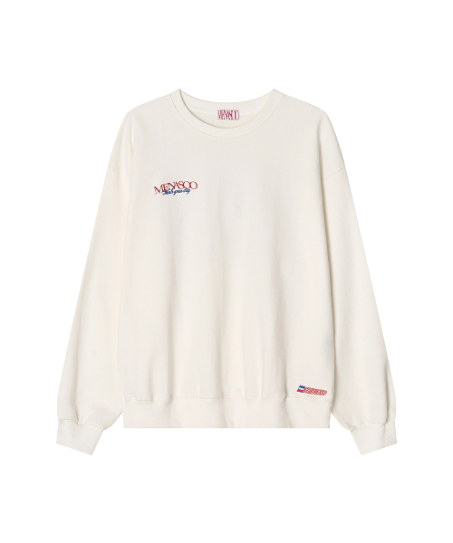 MENASOO(ミナス)の「Menasoo Hearttrack Sweatshirt_White(スウェット・レディース・ホワイト・F)」の5枚目の写真