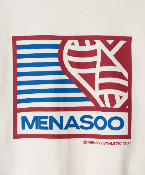 MENASOO(ミナス)の「Menasoo Hearttrack Sweatshirt_White(スウェット・レディース・ホワイト・F)」の8枚目の写真