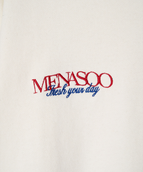 MENASOO(ミナス)の「Menasoo Hearttrack Sweatshirt_White(スウェット・レディース・ホワイト・F)」の9枚目の写真