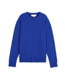 コットンブークレラウンドニットコバルトブルー SEKT002CO.BLUE