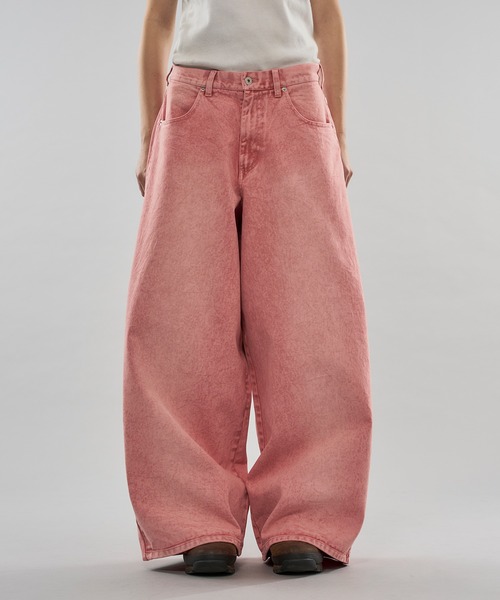 3color / 3size 】COLOR WIDE CURVE DENIM / カラーワイドカーブデニム