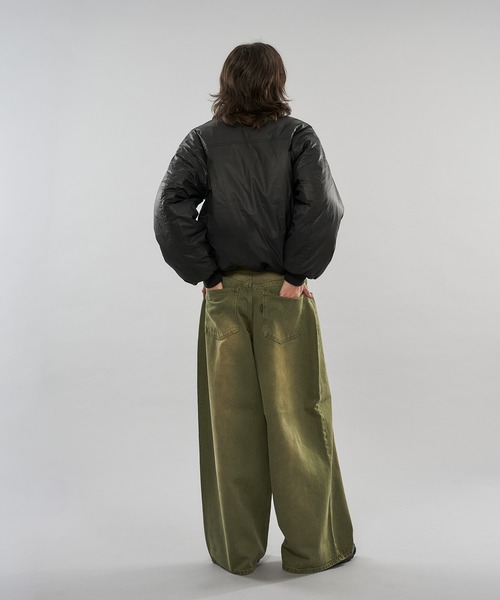 WISH FOR EVER（ウィッシュフォーエバー）の「【 3color / 3size 】COLOR WIDE CURVE DENIM / カラーワイドカーブデニム（デニムパンツ・メンズ・ブラウン/オリーブ/ピンク・X-SMALL/MEDIUM/SMALL）」の17枚目の写真