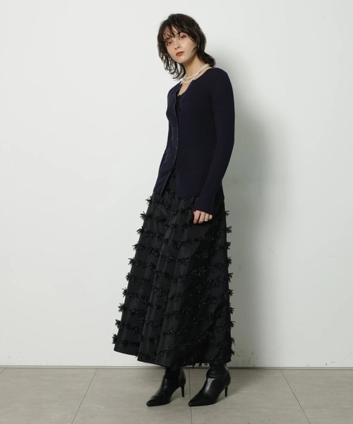 レースキャミ付きアンサンブル（ニット/セーター）｜CADUNE（カデュネ