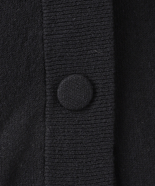 VERMEIL par iena(ヴェルメイユパーイエナ)の「Cotton Boucle レースカーディガン(カーディガン/ボレロ・レディース・ブラック/ベージュ・FREE)」の8枚目の写真