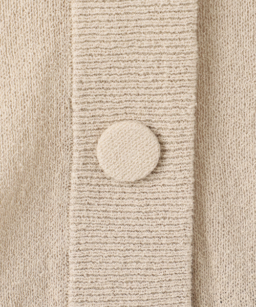 VERMEIL par iena(ヴェルメイユパーイエナ)の「Cotton Boucle レースカーディガン(カーディガン/ボレロ・レディース・ブラック/ベージュ・FREE)」の11枚目の写真