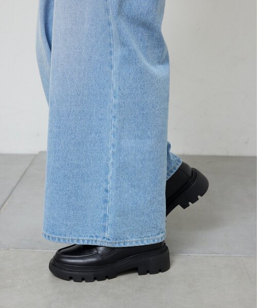 GALLARDAGALANTE(ガリャルダガランテ)の「【2.718】タンクソールローファー(ローファー・レディース・ベージュ/ブラック・38/36/37)」の4枚目の写真