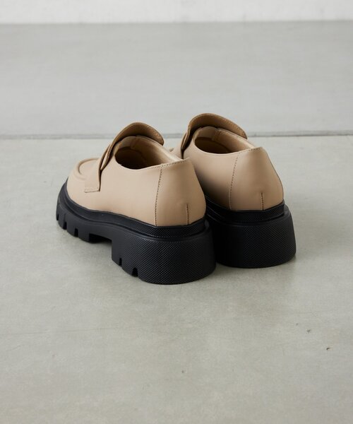 GALLARDAGALANTE(ガリャルダガランテ)の「【2.718】タンクソールローファー(ローファー・レディース・ベージュ/ブラック・38/36/37)」の10枚目の写真