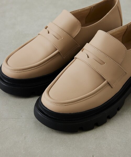 GALLARDAGALANTE(ガリャルダガランテ)の「【2.718】タンクソールローファー(ローファー・レディース・ベージュ/ブラック・38/36/37)」の12枚目の写真