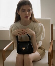 OVHEE（オヴェイ）の「ボッテ クリンケルド Beaute Crinkled_Black（トートバッグ）」