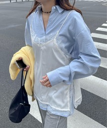 PILIT | サテンレースキャミ(キャミソール)