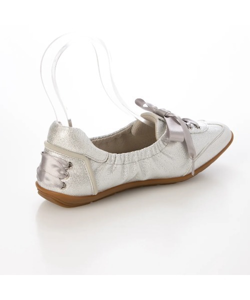 Mode et Jacomo（モードエジャコモ）の「バレエスニーカー（スニーカー・レディース・ブラック/シルバー系その他7/ホワイト・22.5cm/23cm/23.5cm/24cm/24.5cm）」の6枚目の写真